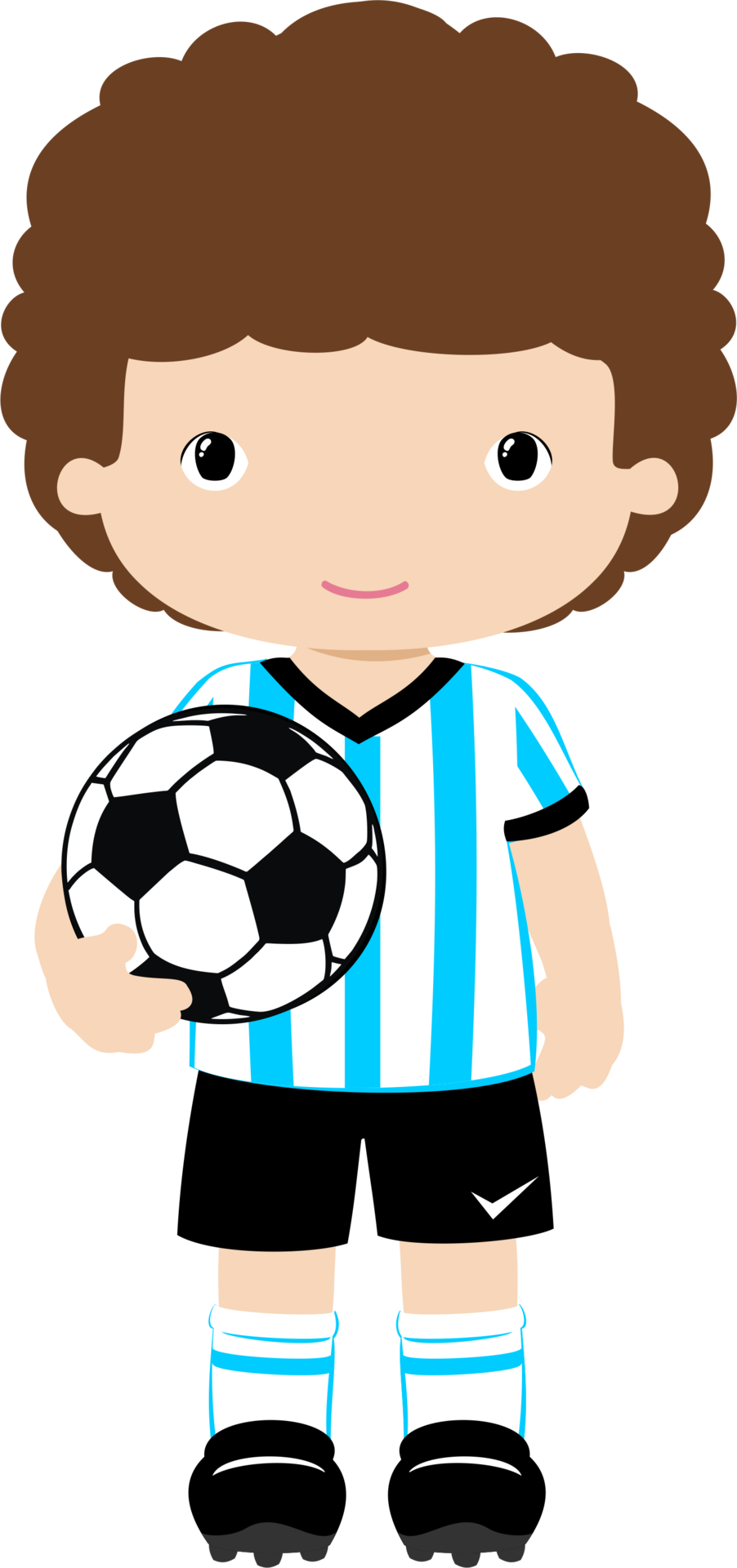 Housekeeping Clipart Classroom Officer - Menino Futebol Desenho (902x1920)