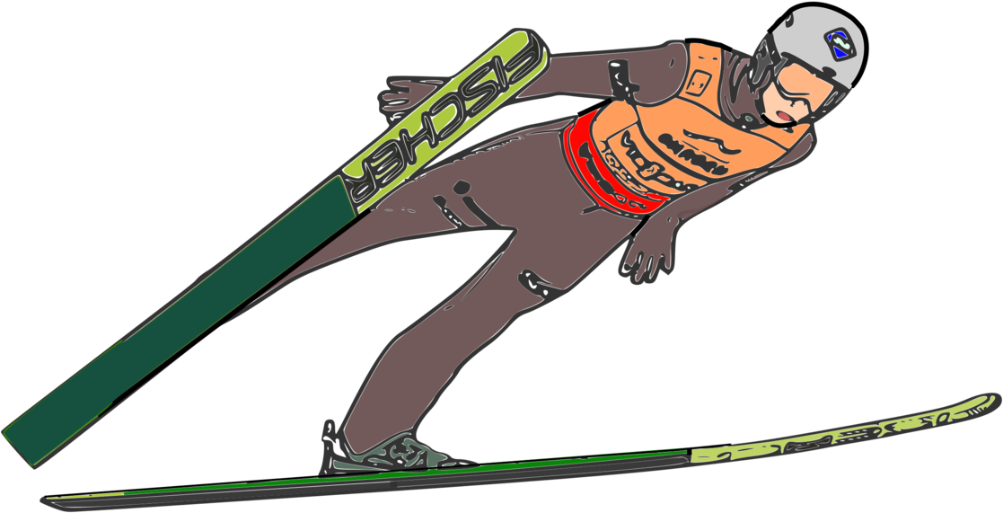 Nordic Combined Ski Poles Ski Jumping Winter Sport - Ski Jumping Clipart (1125x750)