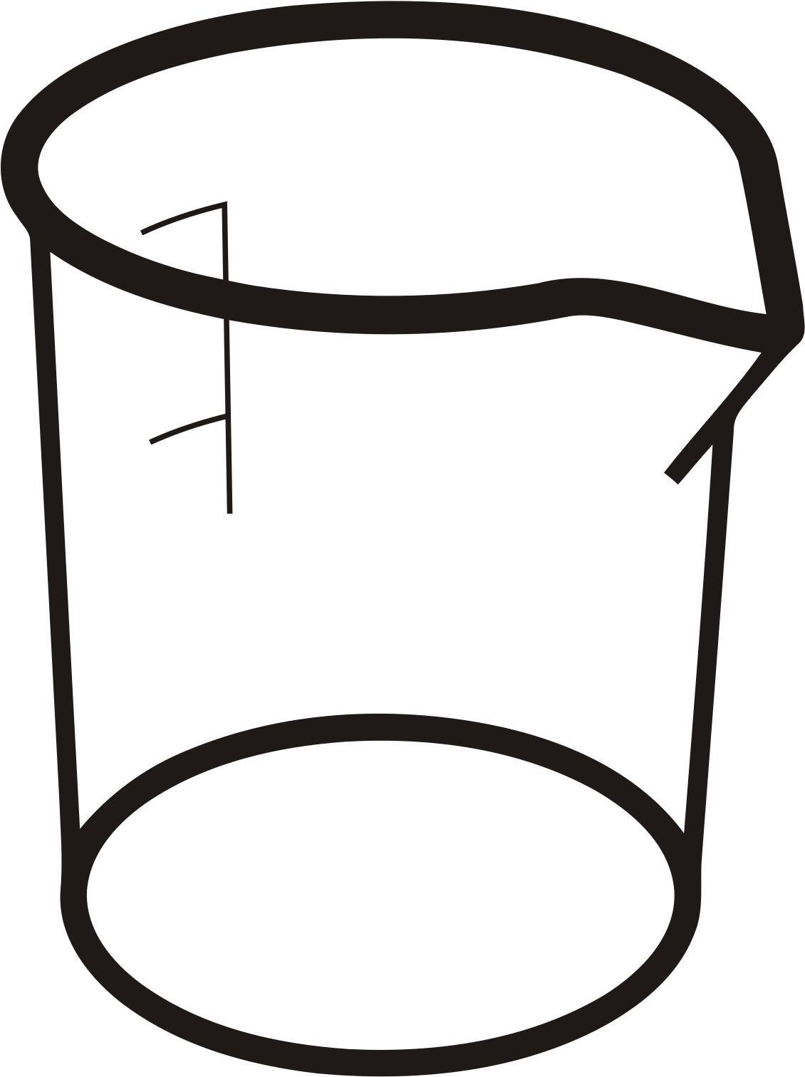 Vaso Precipitado Dibujo Png (1200x1680)