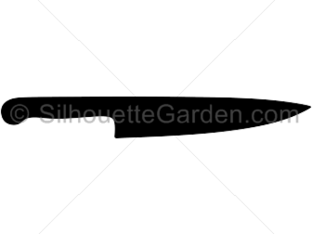 Silhouette Clipart Knife - Utility Knife (640x480)