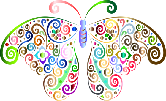Butterfly Computer Icons Animal Blog - Transparent Background Clipart Butterfly (559x340)