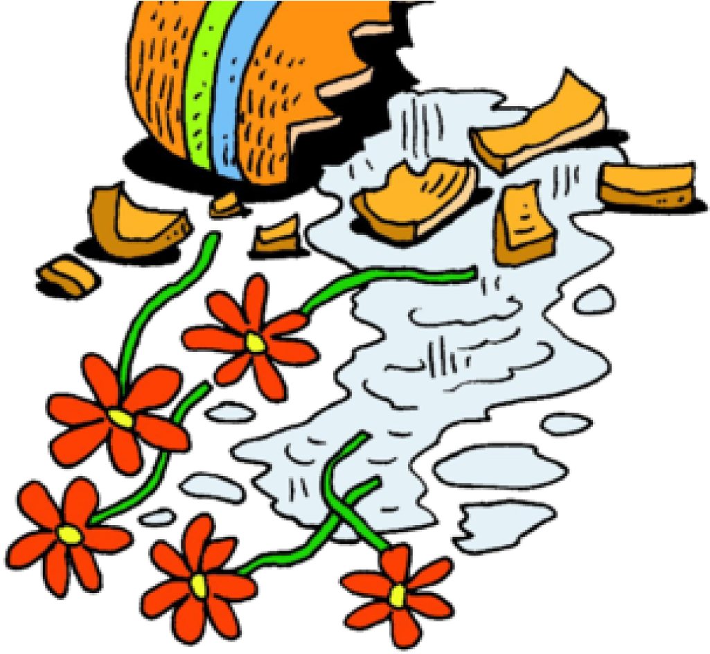 Broken Clip Art Broken Clip Art Image Broken Flower - Broken Vase Clipart (1024x1024)