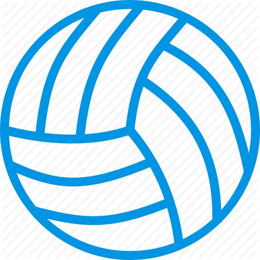 Clip Art Volleyball Ball Clipart Volleyball Clip Art - Clip Art Volleyball (512x512)