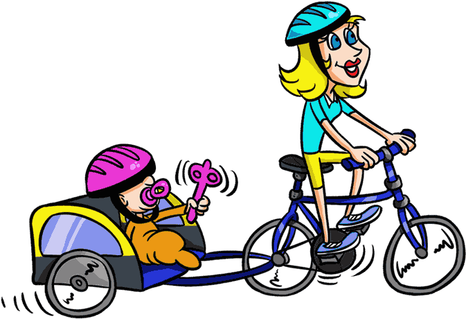 Family & Leisurely Rides - Clip Art (700x502)