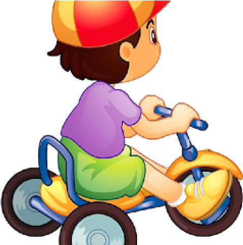Tricycle Clipart Baby Bike - Child Riding Tricycle Clipart (640x480)