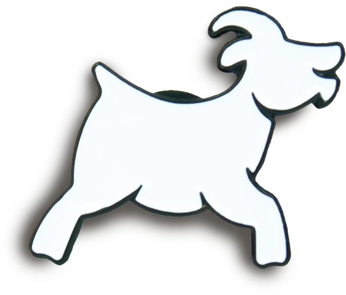 Goat Pin - Goat Pin (1292x1227)