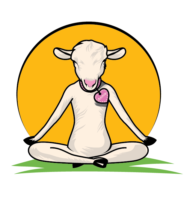 Original Goat Yoga Ky - Meditation Goat (663x734)