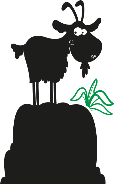 Lavagne Adesive Da Muro Per Camerette, Lavagna Capretta - Illustration (700x700)