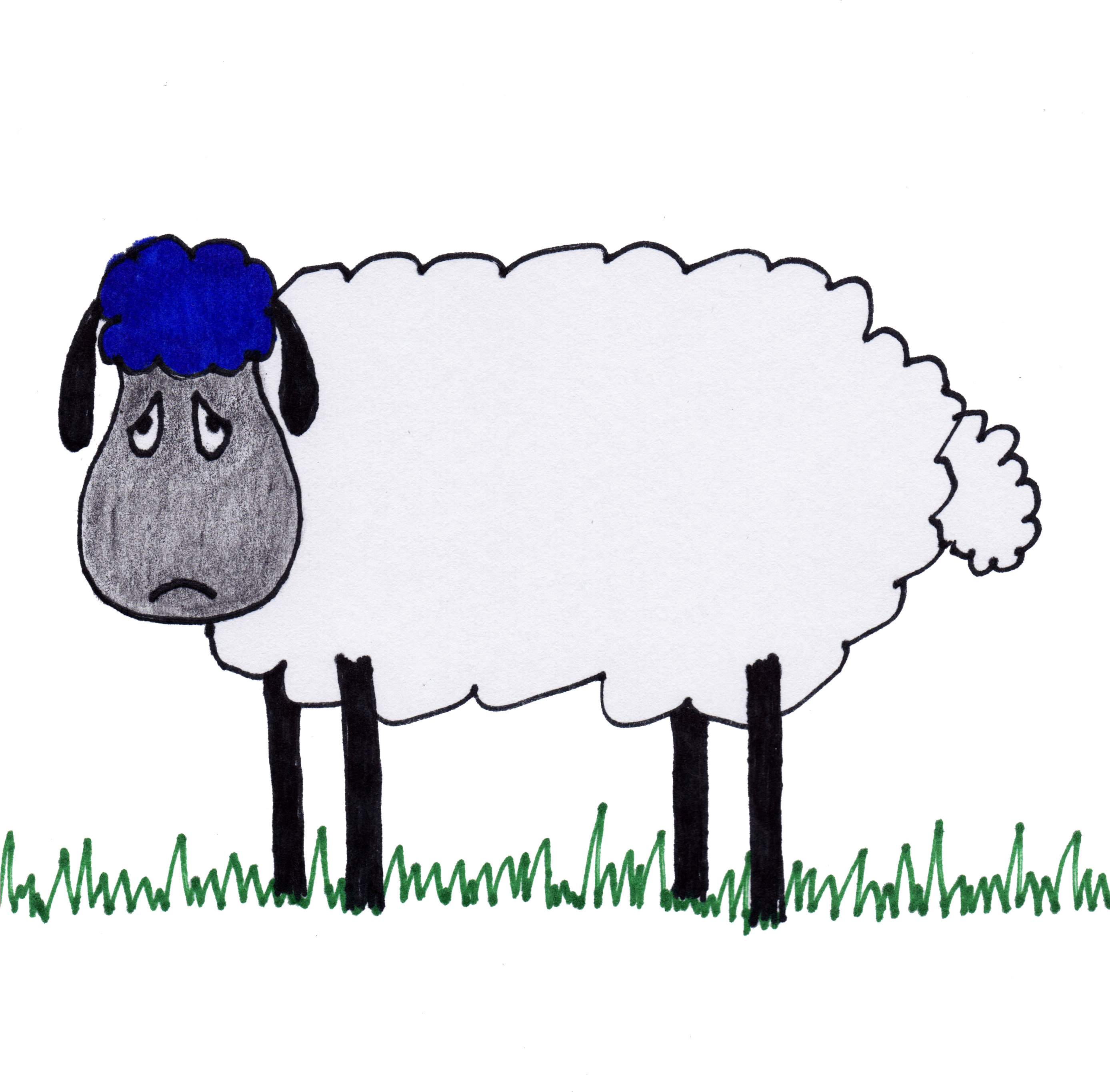 Children's Book About Feelings - Sad Sheep (2774x2774)
