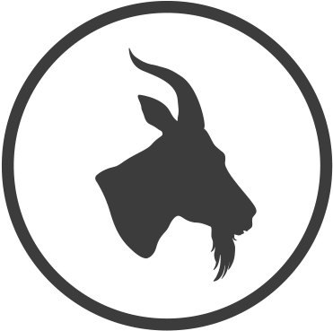 Silhouette At Getdrawings Com - Goat Head Png (380x380)