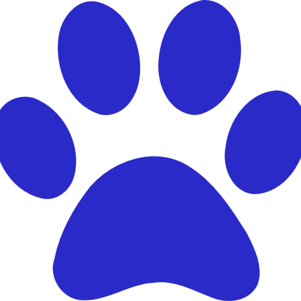 Tiger Paw Clipart Tiger Paw Clip Art At Clker Vector - Color Huella De Perro (1024x1024)