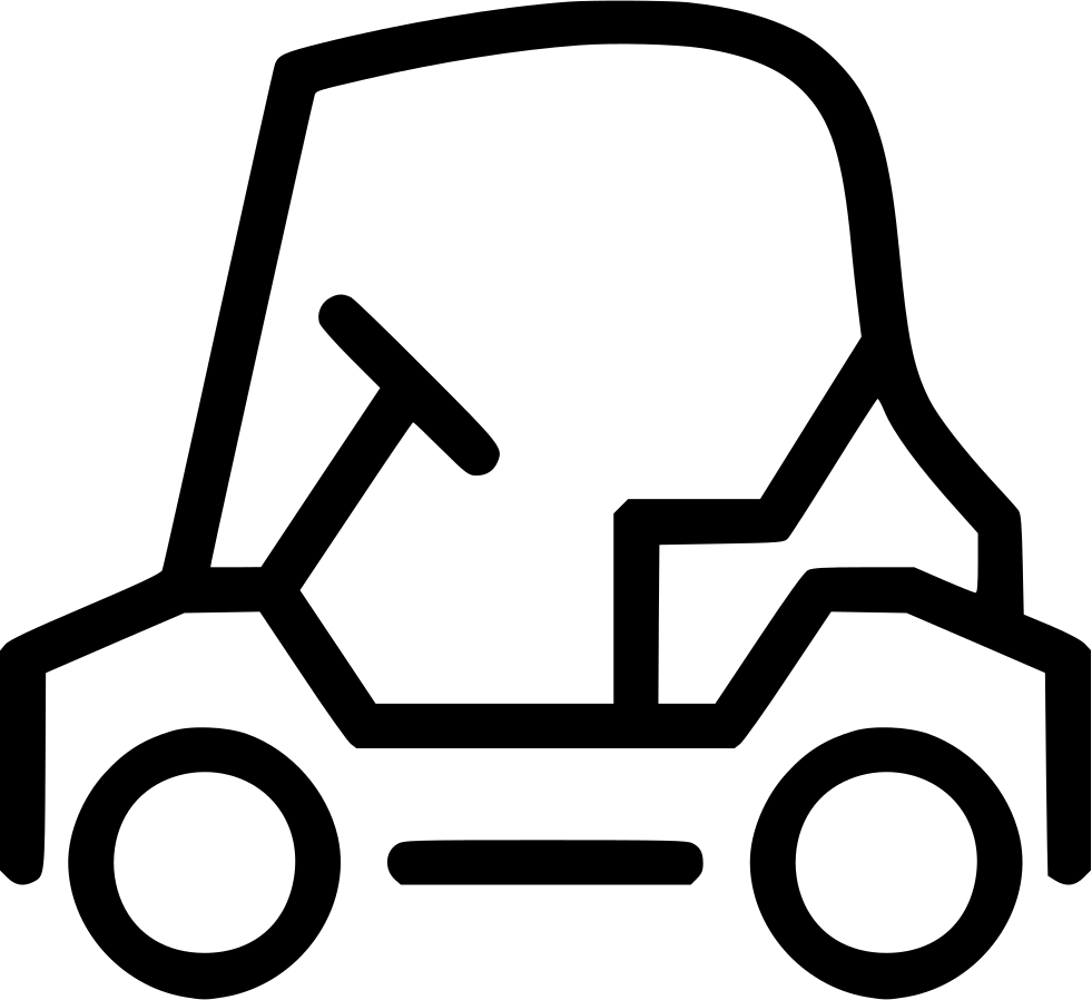 Golf Car Cart Electric Comments - Golf Car Icon Svg (981x898)