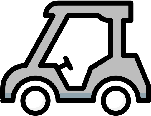 Golf Cart Png File - Scalable Vector Graphics (512x512)