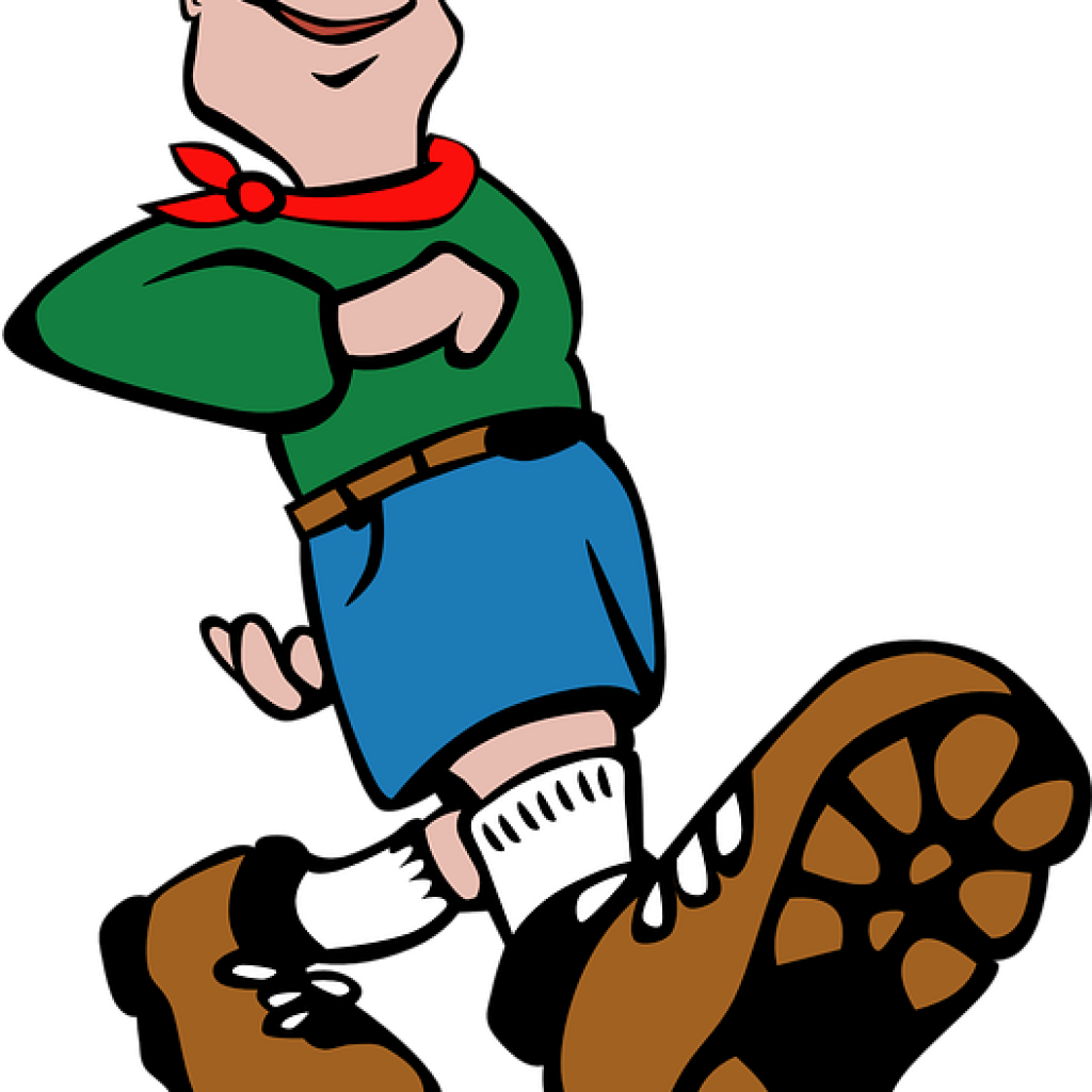 Boy Scout Clip Art Free Boy Scout Hiking Walk Free - Las Aventuras De Huckleberry Finn [book] (1024x1024)