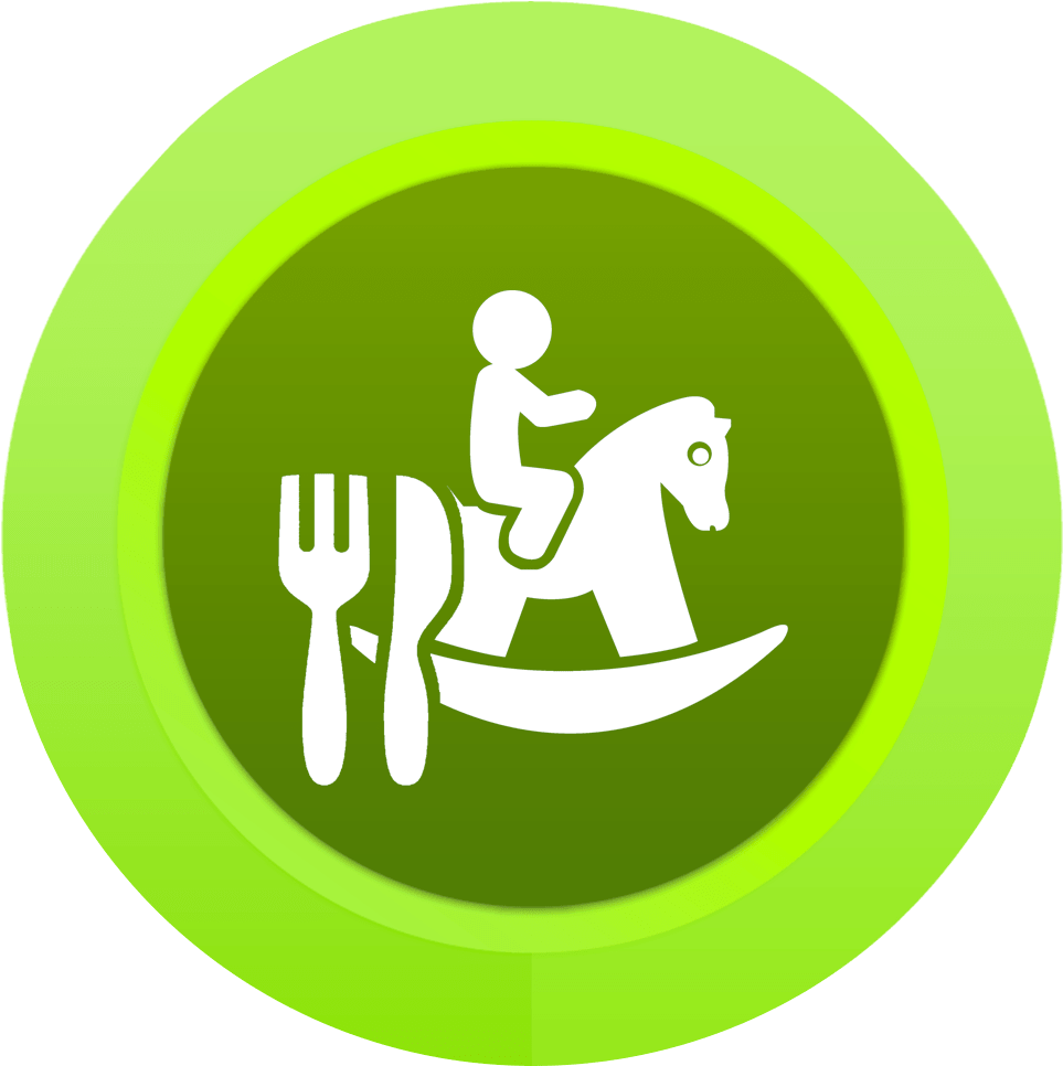 Restaurant With Playground - Playground Circle Clip Art Transparent Logo (977x982)