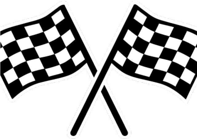 Nascar Clipart Nascar Flag - Go Kart Racing Silhouette (640x480)