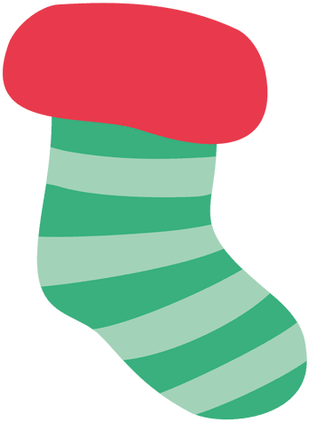 Vector Santa Socks - Stocking Vector Png (512x512)