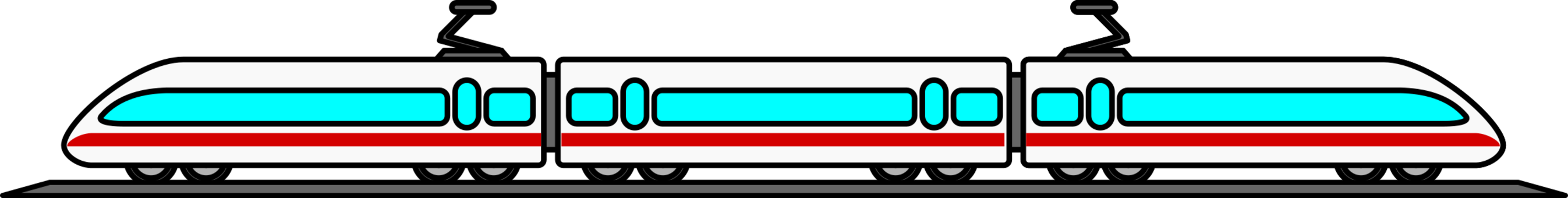 Train Intercity Express Intercity Express Inter City - Intercity Express Clipart (2693x340)