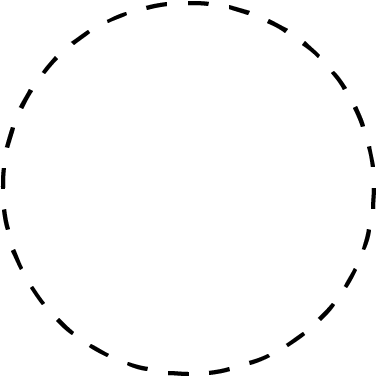 Writing Worksheets - Tracing Circle Clipart Black And White (376x376)