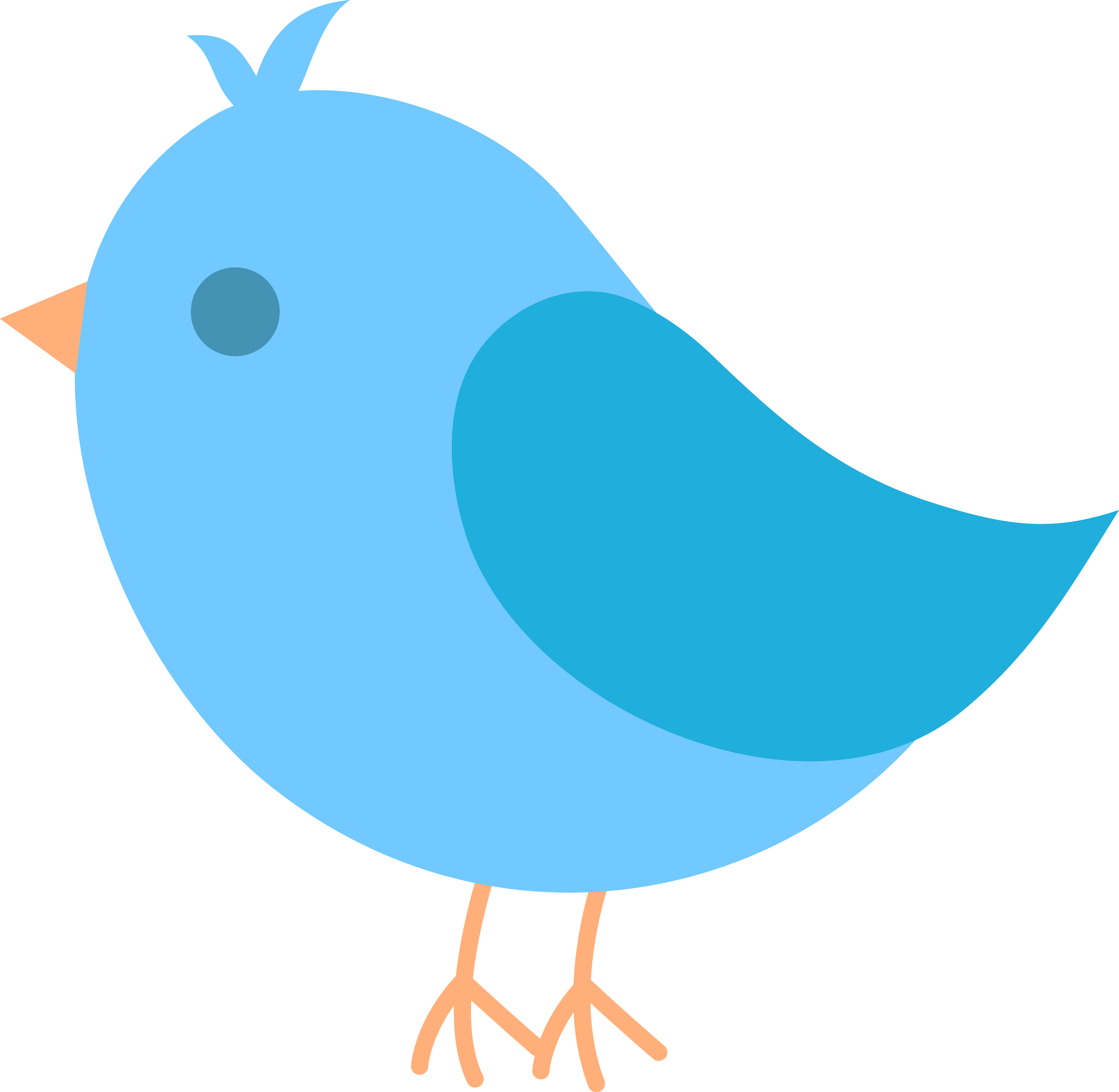 Professional - Blue Bird Clipart (4621x4511)