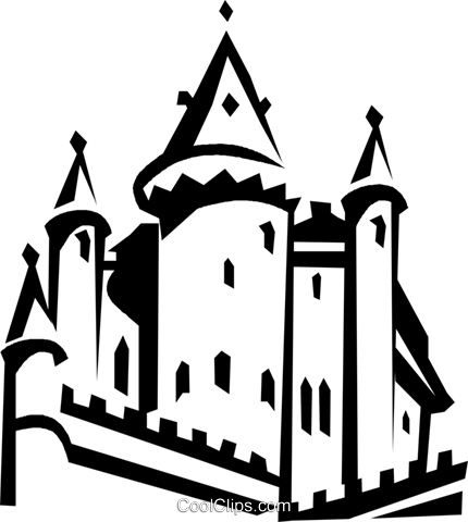 Castle Clipart Salah Paper Clip Art - Castle Clip Art (430x480)