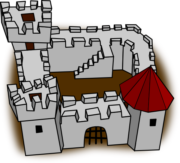 This Free Clip Arts Design Of Role Playing Map Castle - Castle Clip Art (600x543)