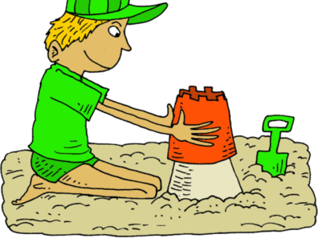 Sand Castle Clipart Sable - Sand Castle Clip Art (640x480)