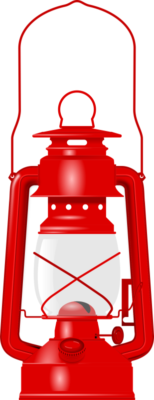 Graphic Library Download Camping Lantern Clipart - Red Camping Lantern Clipart (309x800)