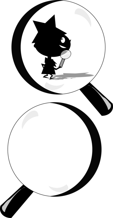 Whiskers Cat Dog Silhouette Line Art - Clip Art (391x750)