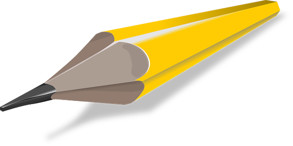 Pencil Vector Png (600x300)