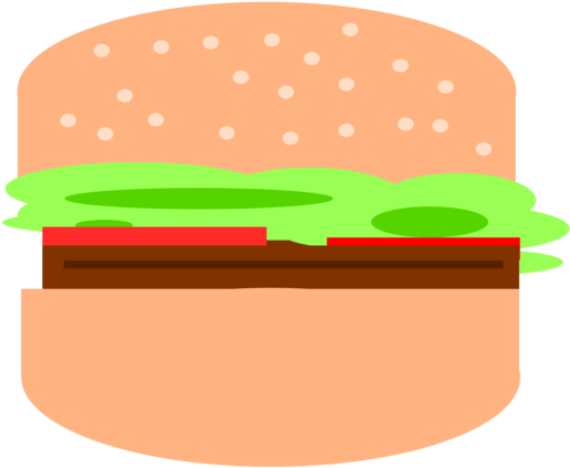 Cheeseburger Hamburger Hot Dog French Fries Fast Food - Hamburger (530x750)