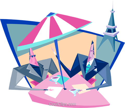 Business Meeting Royalty Free Vector Clip Art Illustration - Triangle (480x416)