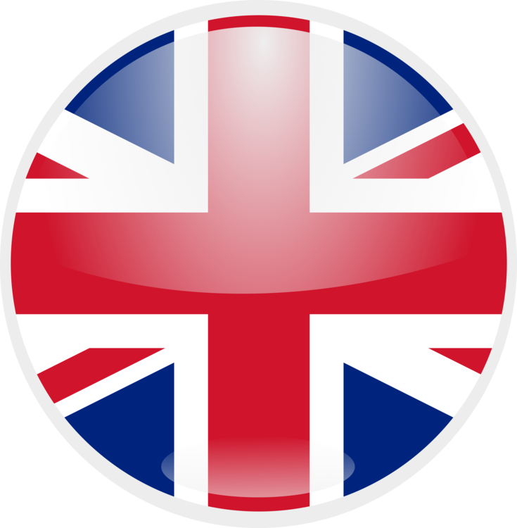 United Kingdom Union Jack Flag Of England Flag Of Great - British Flag Round Vector (735x750)