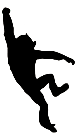 Download Monkey Silhouette Png Clipart Clip Art Monkey - Monkey Silhouette Png (279x462)