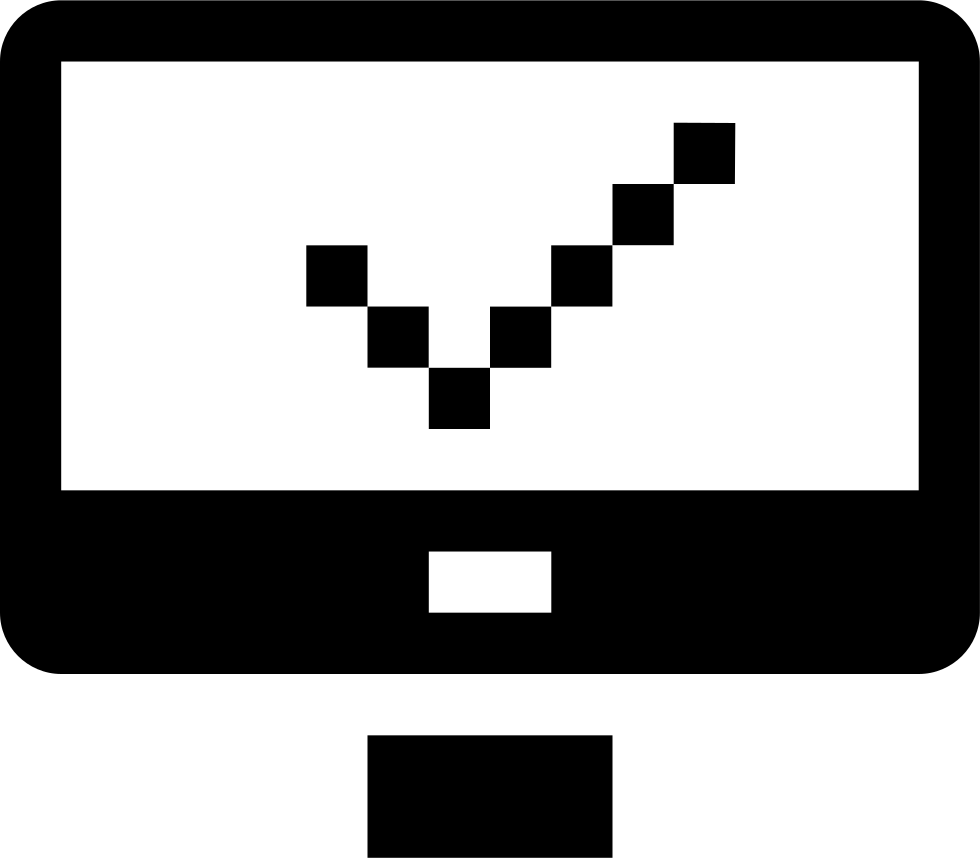 Mac Check Comments - Black And White Pixel Heart (980x858)