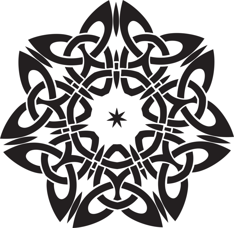 101 Celtic Knotwork Designs Celtic Art Celts Drawing - Celtic Designs Black And White (768x750)