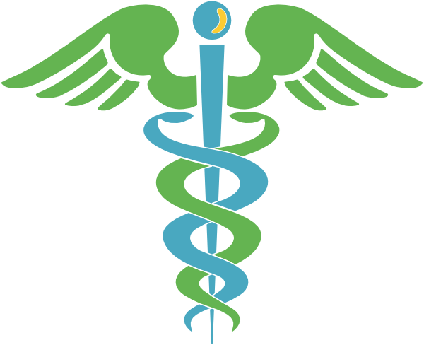 Caduceus Clipart - Clipart Health Care (600x488)