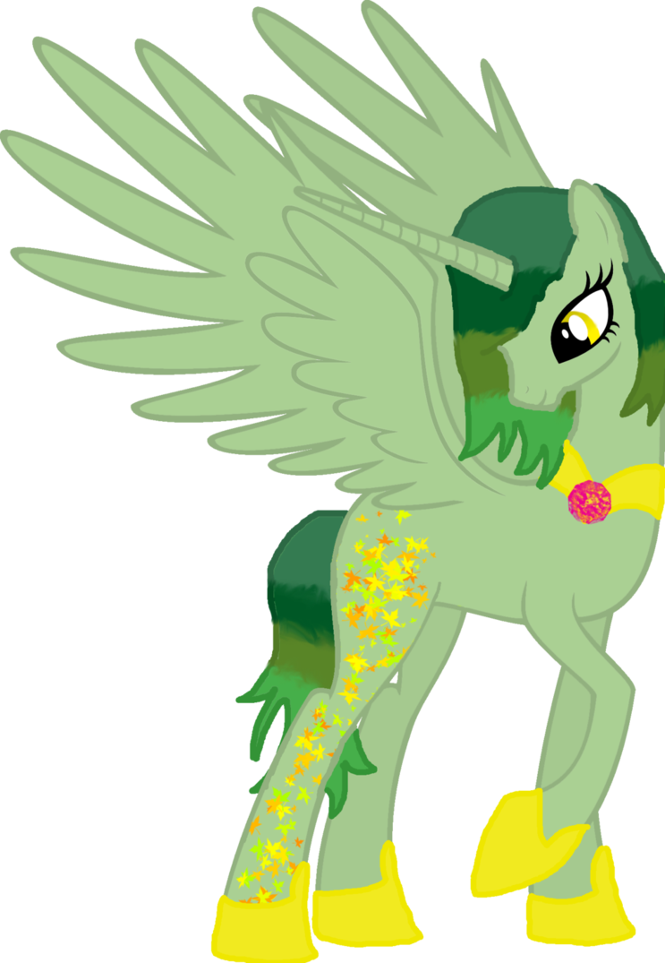 Autumn Vine Adopted Ponies Not For Adoptions - My Little Pony Mane Template (743x1075)