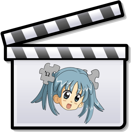 Clip Black And White Film Icon Wikipedia Other - Anime Film Icon (480x480)