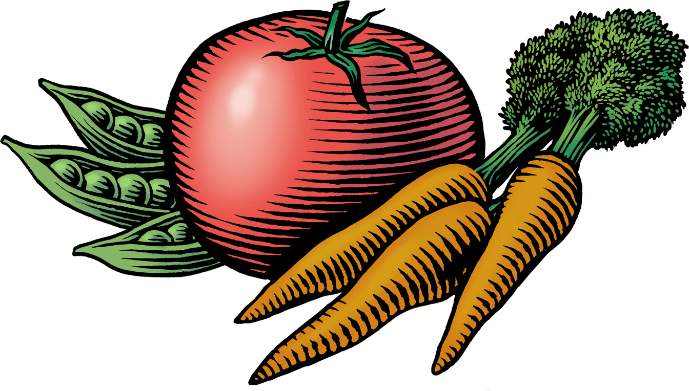 Black And White Library What Is Snap - Farmers Market Vegetables Clipart (1344x764)