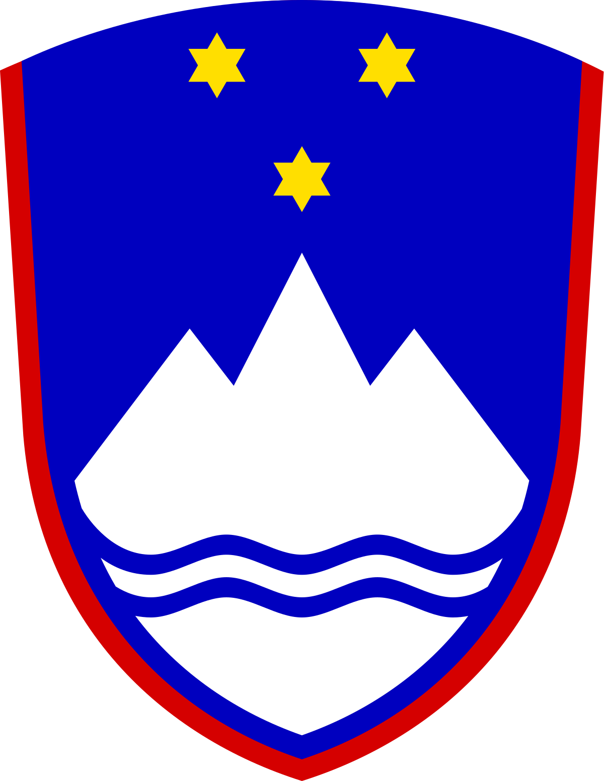 Bandera De Eslovenia Escudo (1200x1552)