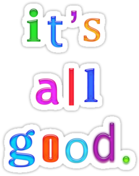 It Would Be More Beneficial To Spray Your Toner On - It's All Good Clip Art (375x360)