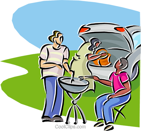 Actor Clipart Theme - Have A Barbecue Clipart (480x445)