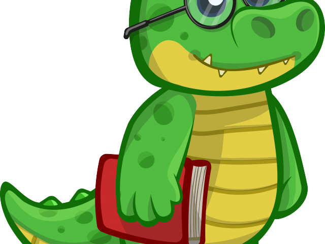 Alligator Clipart Cute Baby Snake - Crocodile Png Cartoon (640x480)