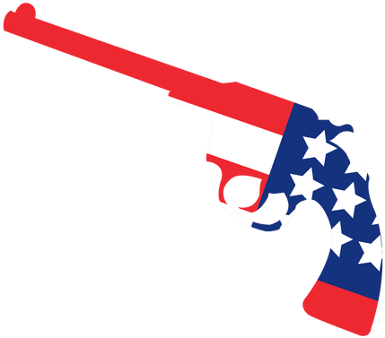 Vector Library America Flag Print Gun - United States Of America (512x512)