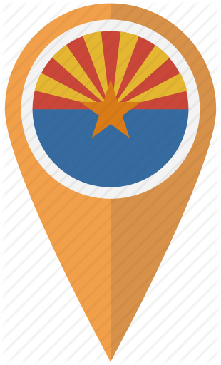 Us State Flags Pins - Arizona State Flag (310x512)