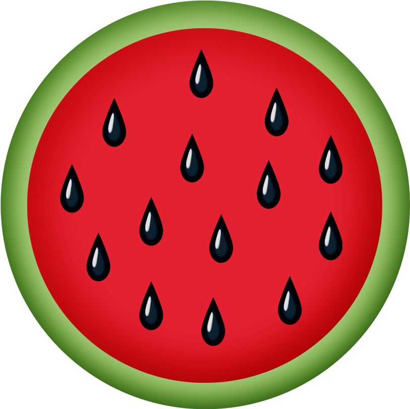 Watermelon Patch, Watermelon Cartoon, Fruit Party, - Watermelon (821x820)