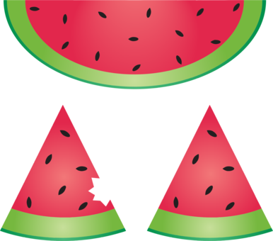 Watermelon Seed Oil Fruit Food - Bandeira Melancia Png (386x340)