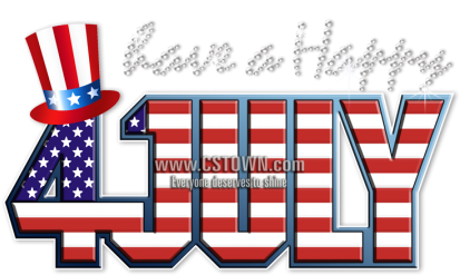 Printable Glitter Happy July 4th Heat Transfer - Heat Transfer (450x450)
