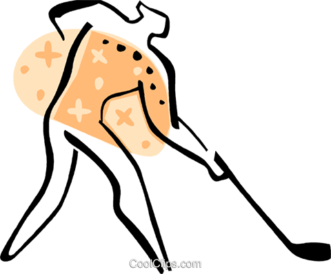 Hockey Player Royalty Free Vector Clip Art Illustration - Hockey Player Royalty Free Vector Clip Art Illustration (480x398)